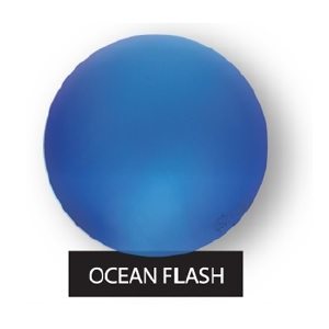 Ocean Flash Blue Mirror on Light Grey
