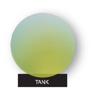 Tank Green Mirror on Light Grey
