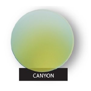 Canyon Gold Mirror on Brown