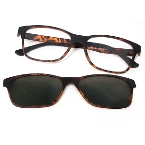 7034 Matte Tortoise with Magnetic Polarised Clip On